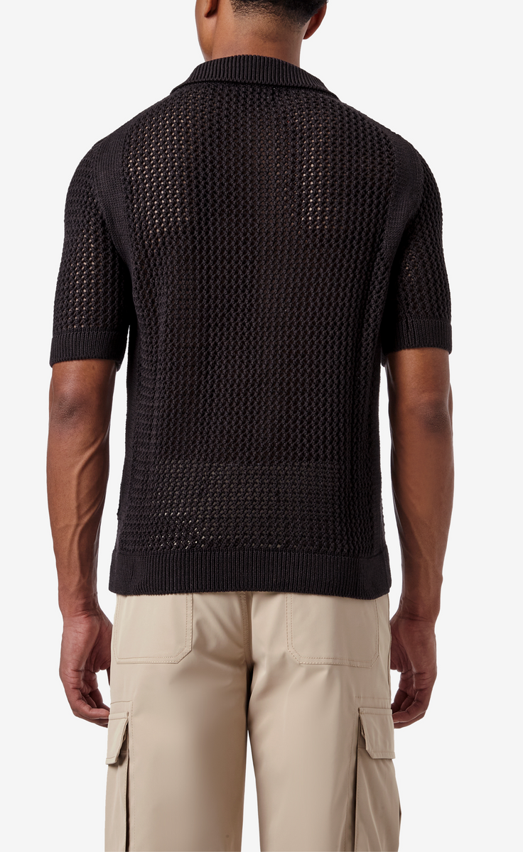 Open Work Polo Shirt – TEDDY VONRANSON