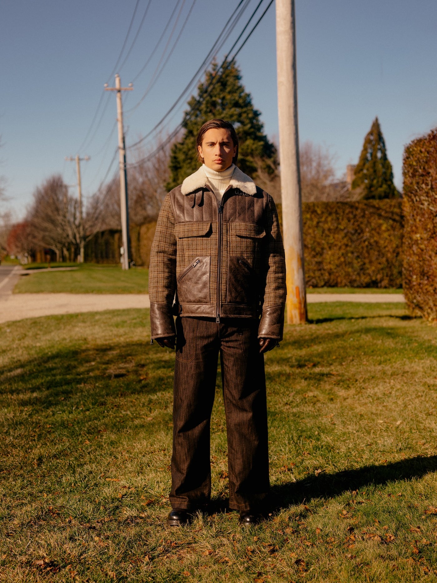 SHEARLING BOMBER