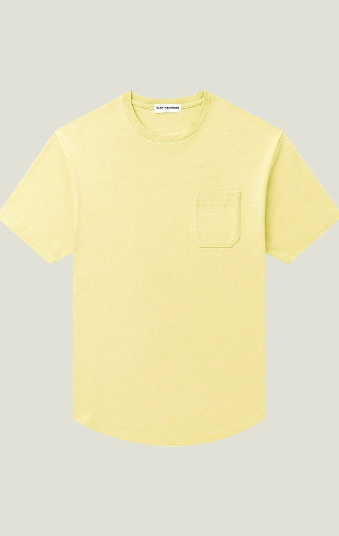 Jeremy Pocket T-Shirt - Faded Lime