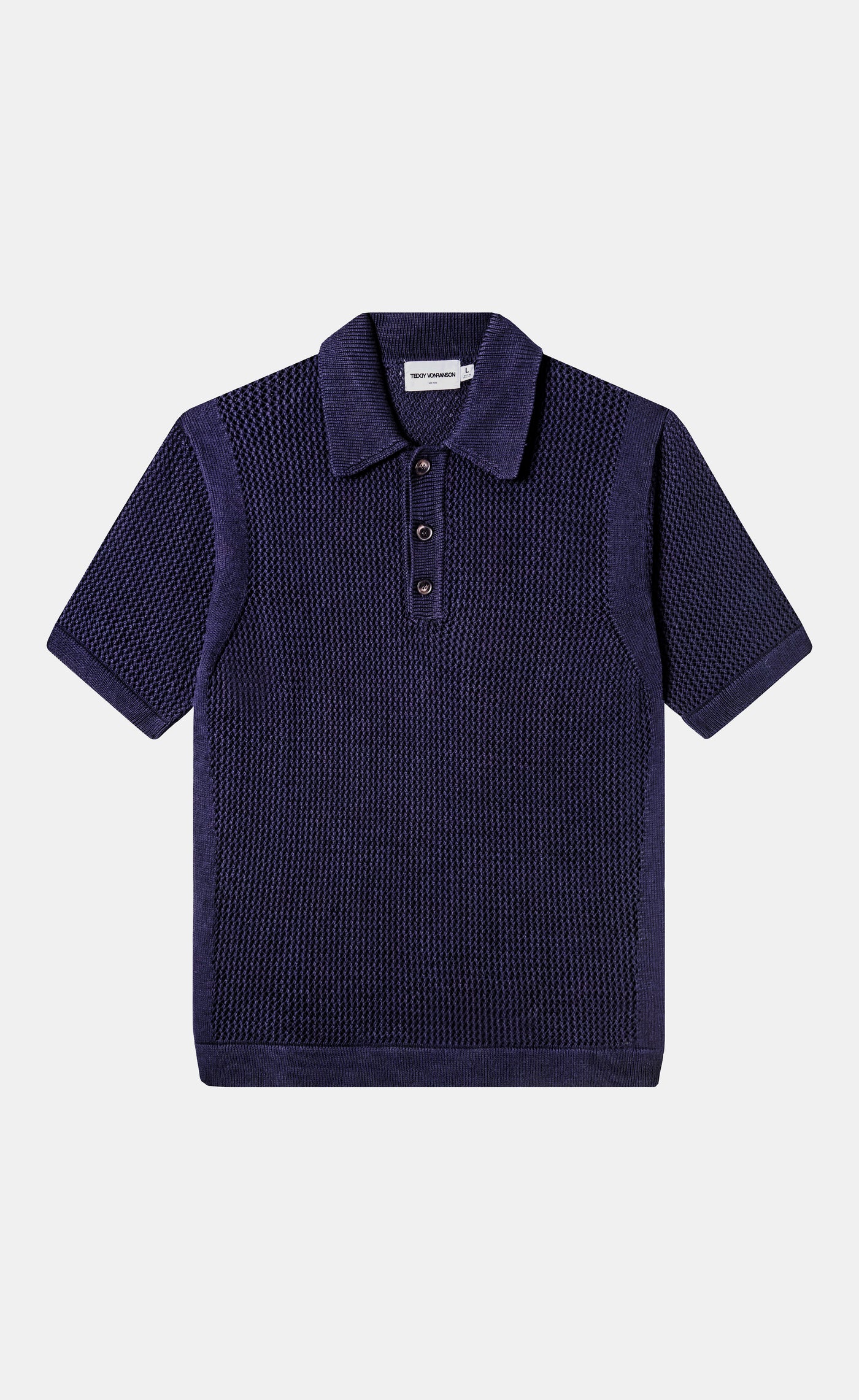 SS OPEN WORK POLO TEDDY VONRANSON
