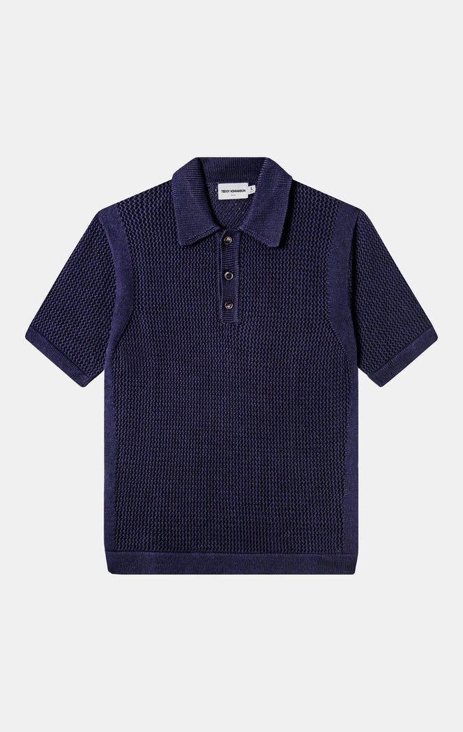 SS OPEN WORK POLO
