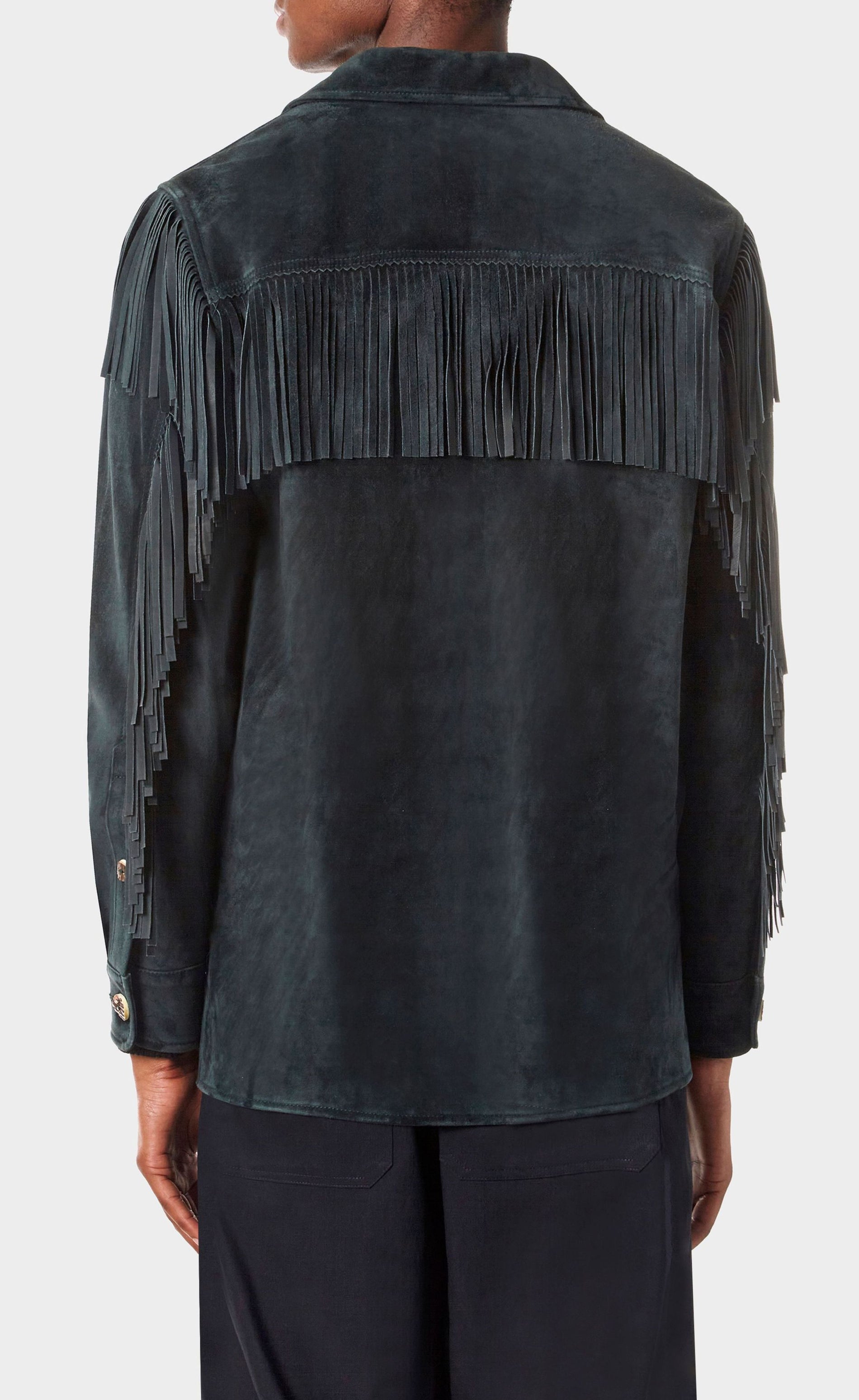 SUEDE FRINGE JACKET