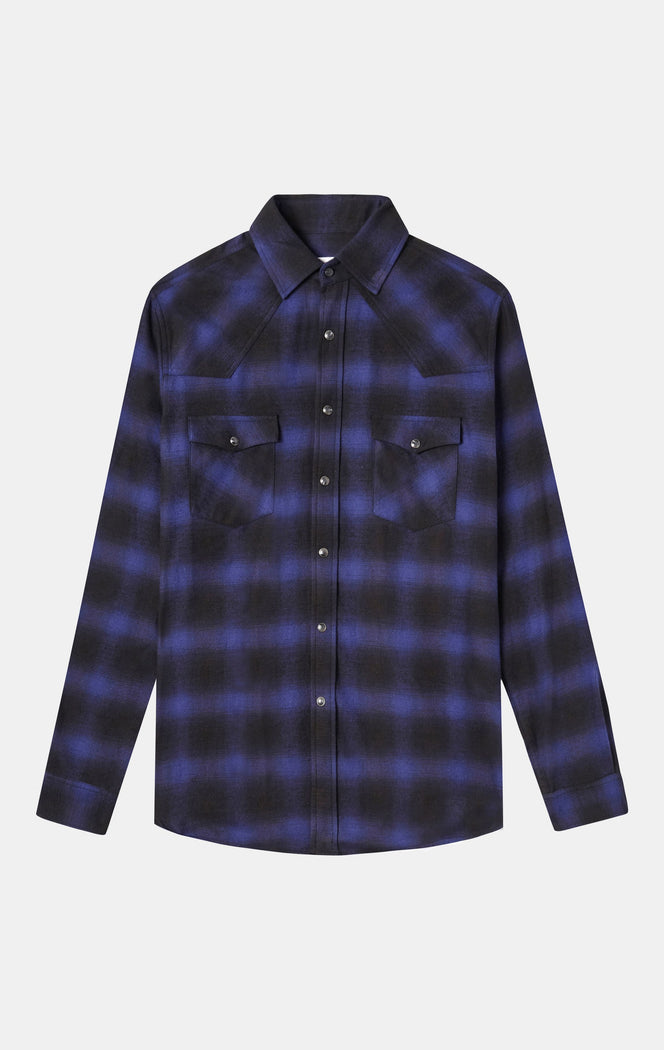 PLAID WESTERN SHIRT