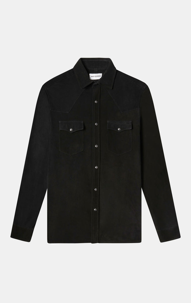 SUEDE WESTERN SHIRT