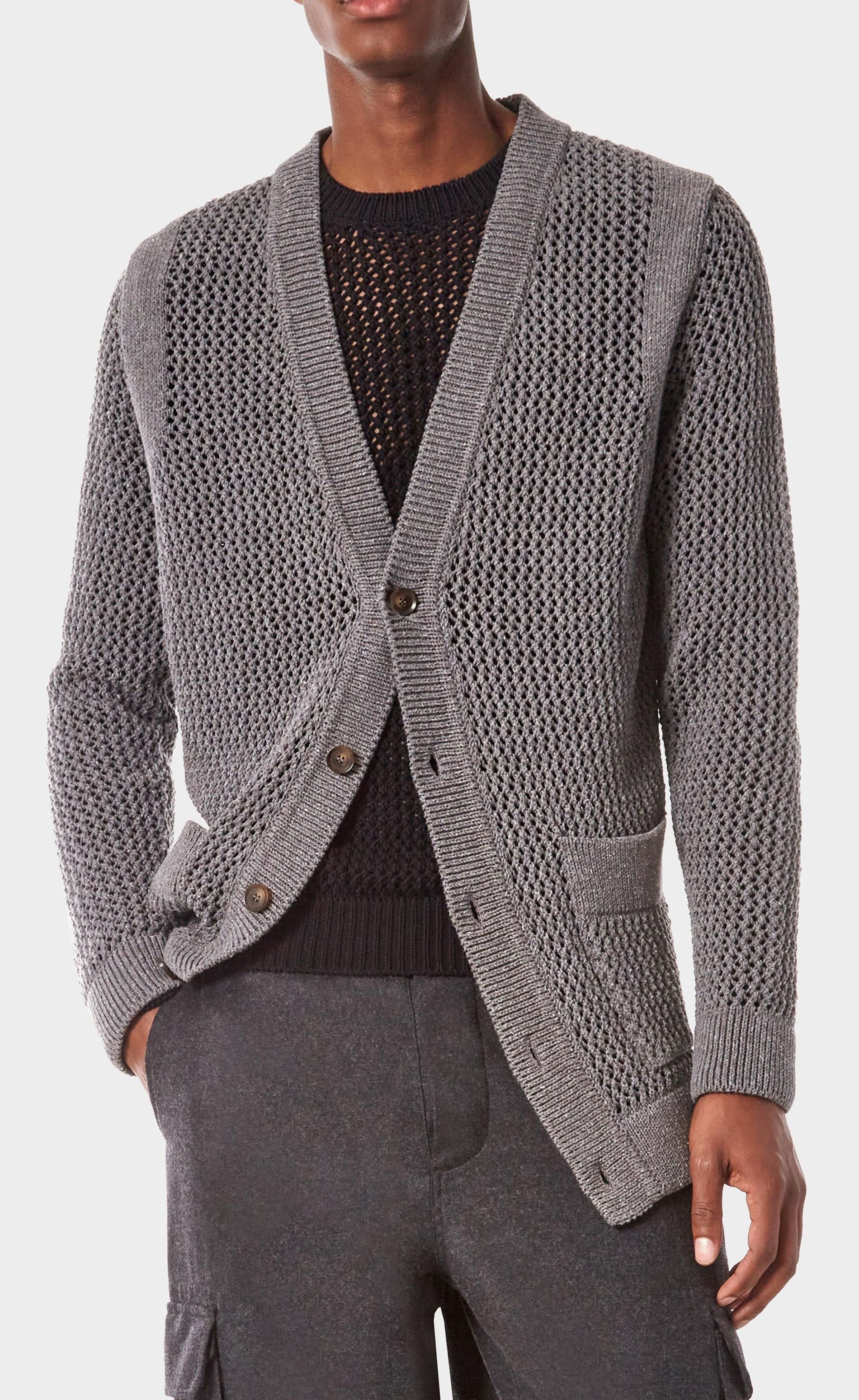 OPEN WORK LS CARDIGAN