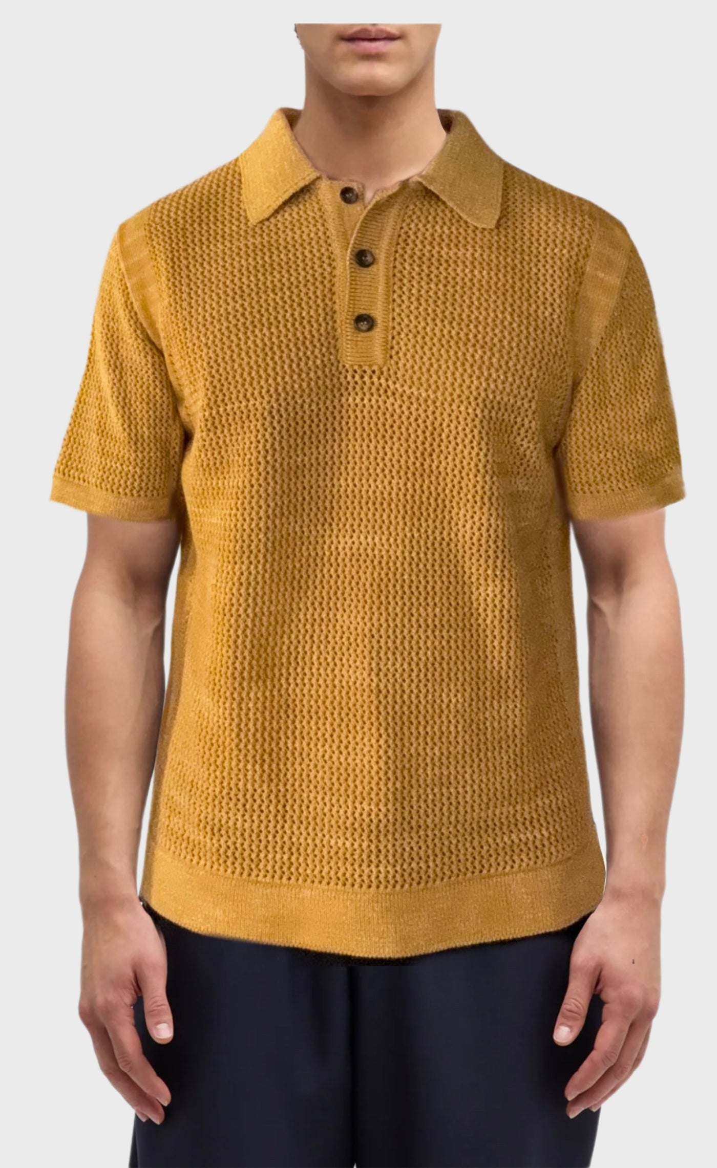 SS OPEN WORK POLO