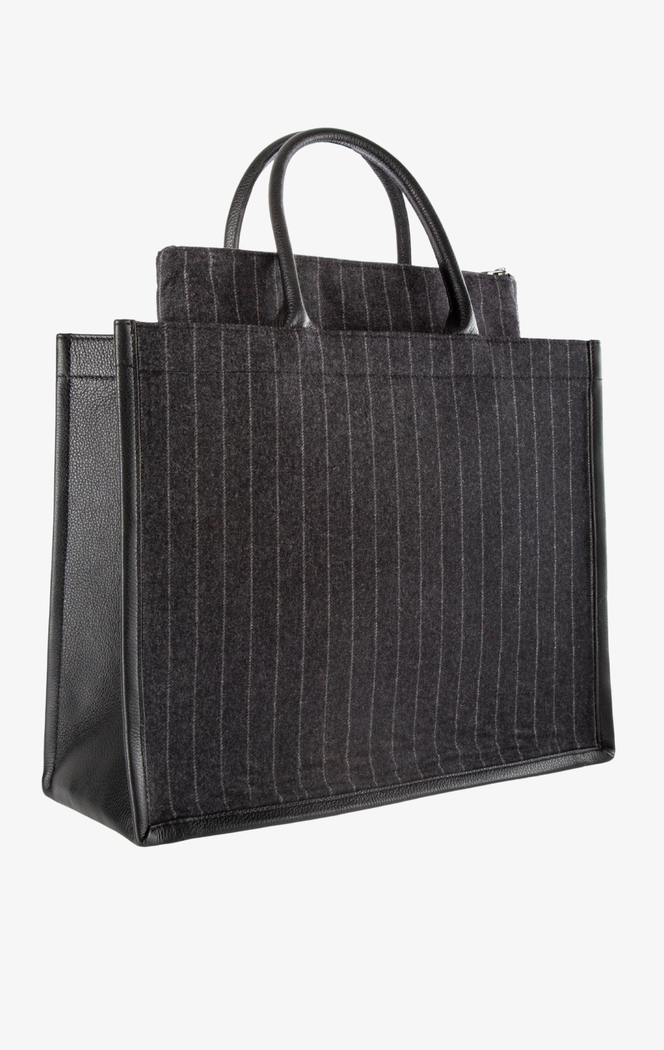 Pinstipe Tote