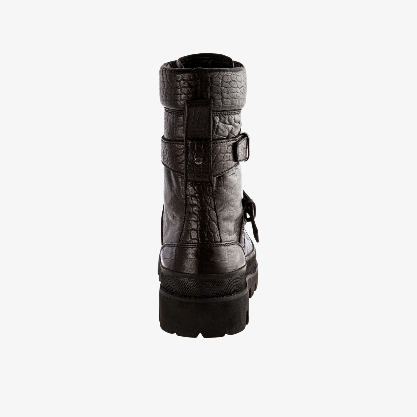 Embossed Lamb Hiker Boot