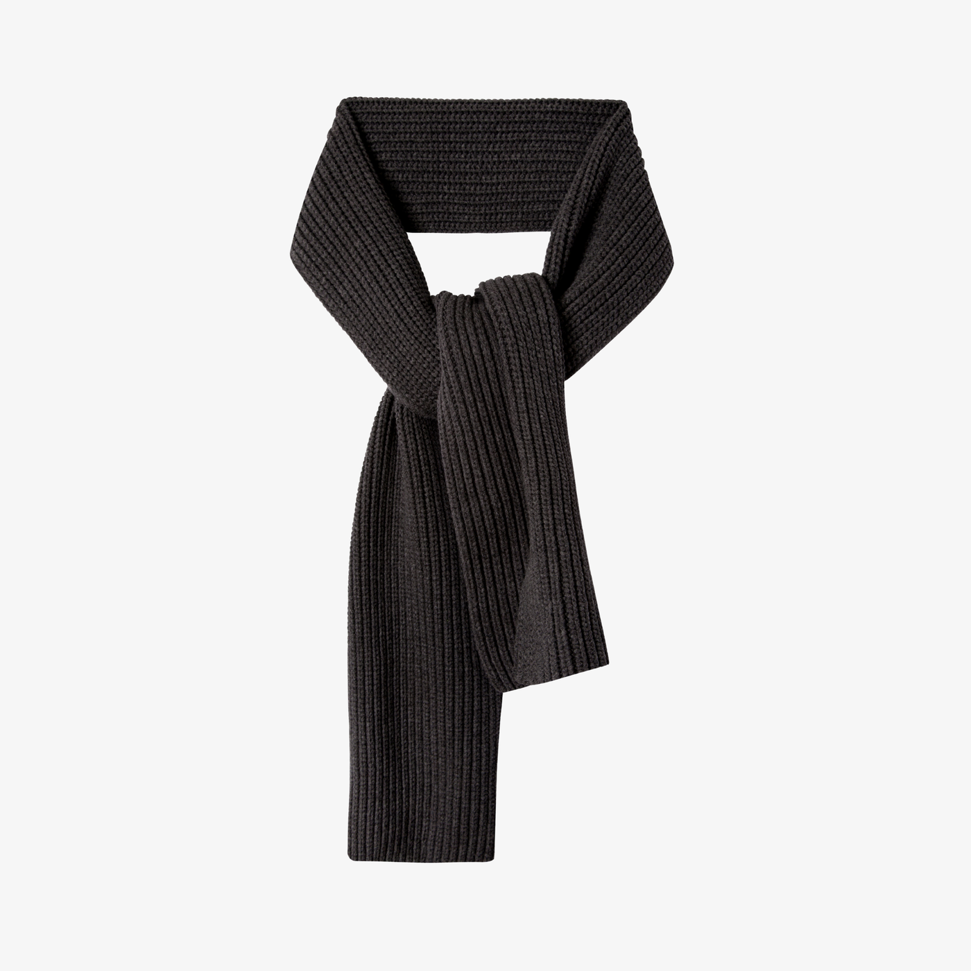 Ribbed Wool Scarf