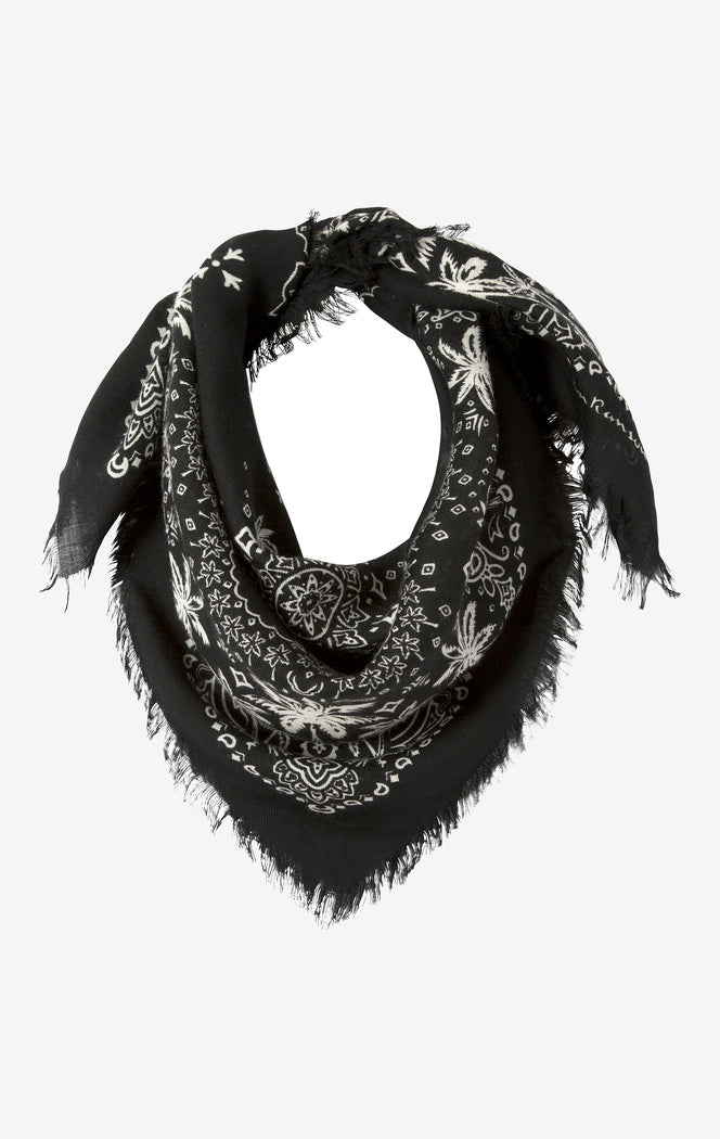 Wool Fringe Bandana
