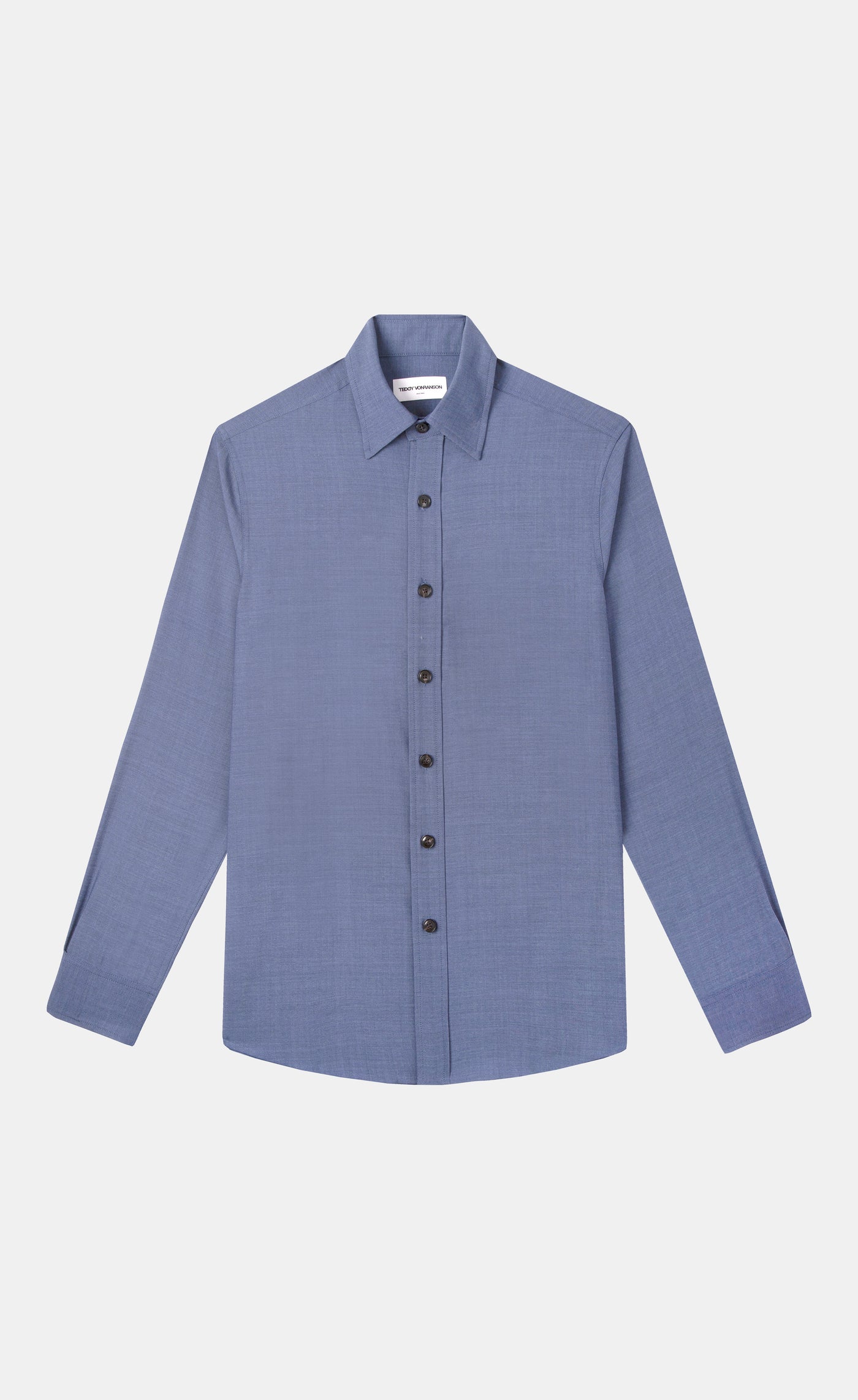 Relaxed Spread Collar Shirt