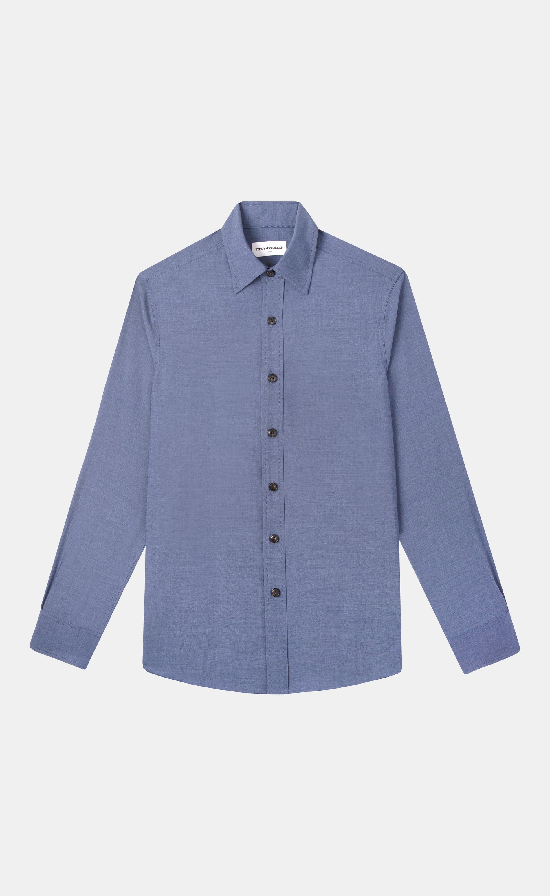 Relaxed Spread Collar Shirt