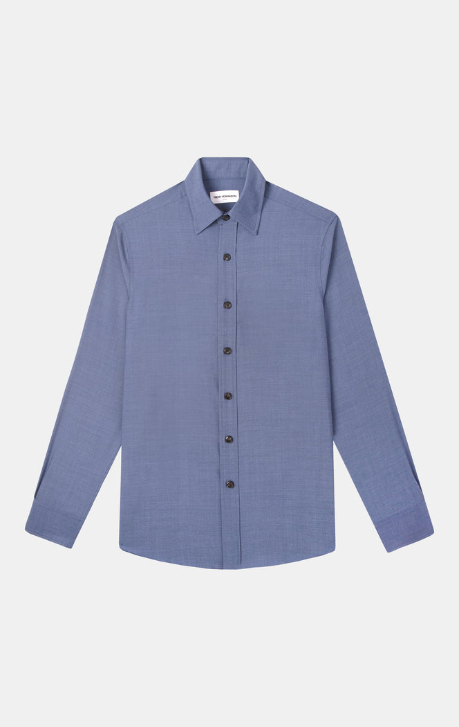 Relaxed Spread Collar Shirt