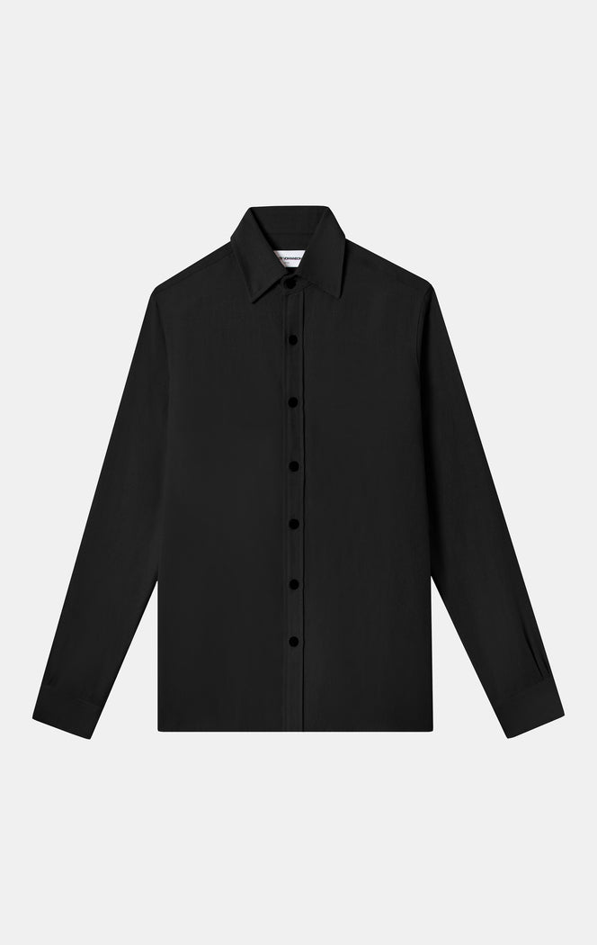 Relaxed Spread Collar Shirt