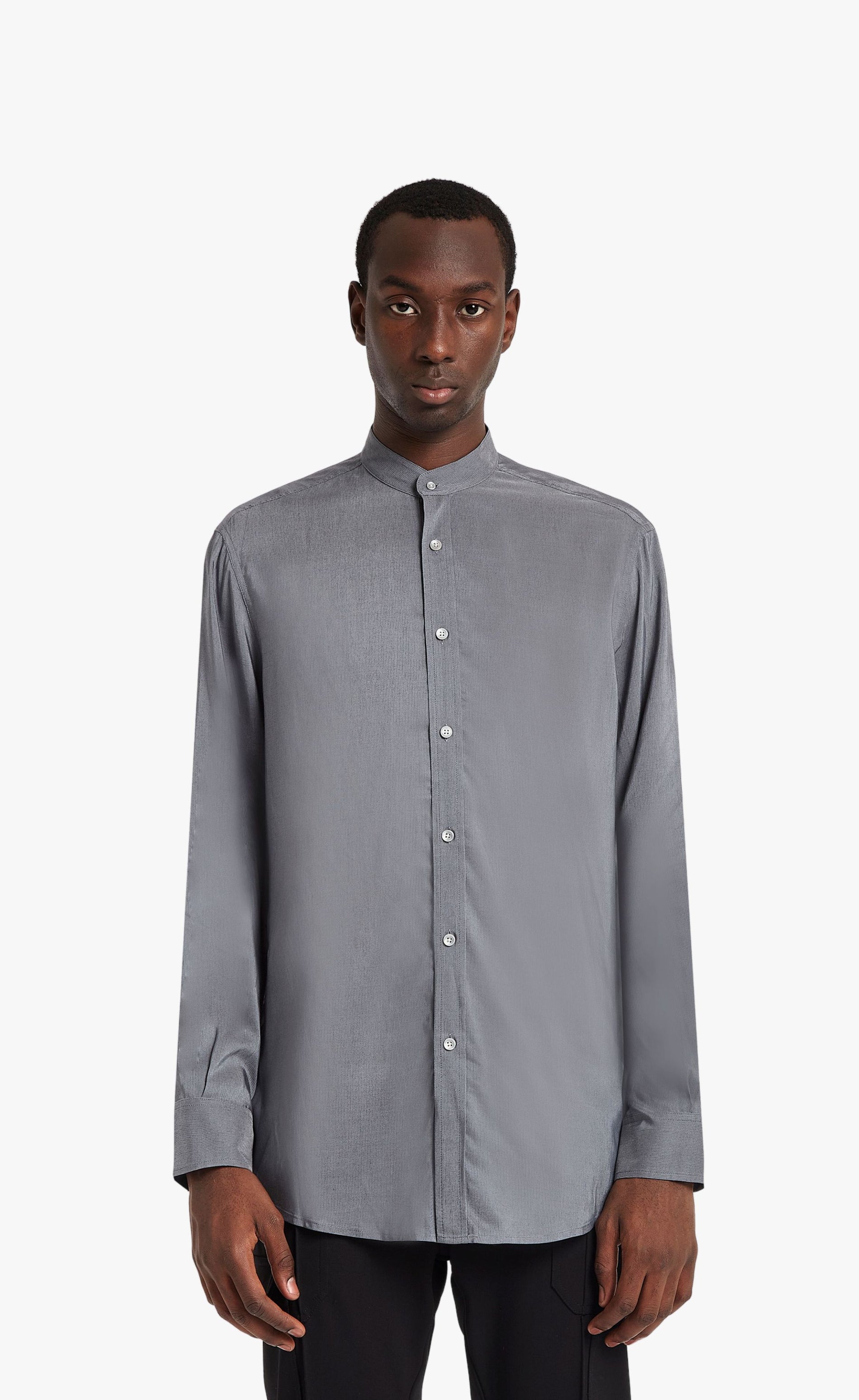 Band Collar Shirt
