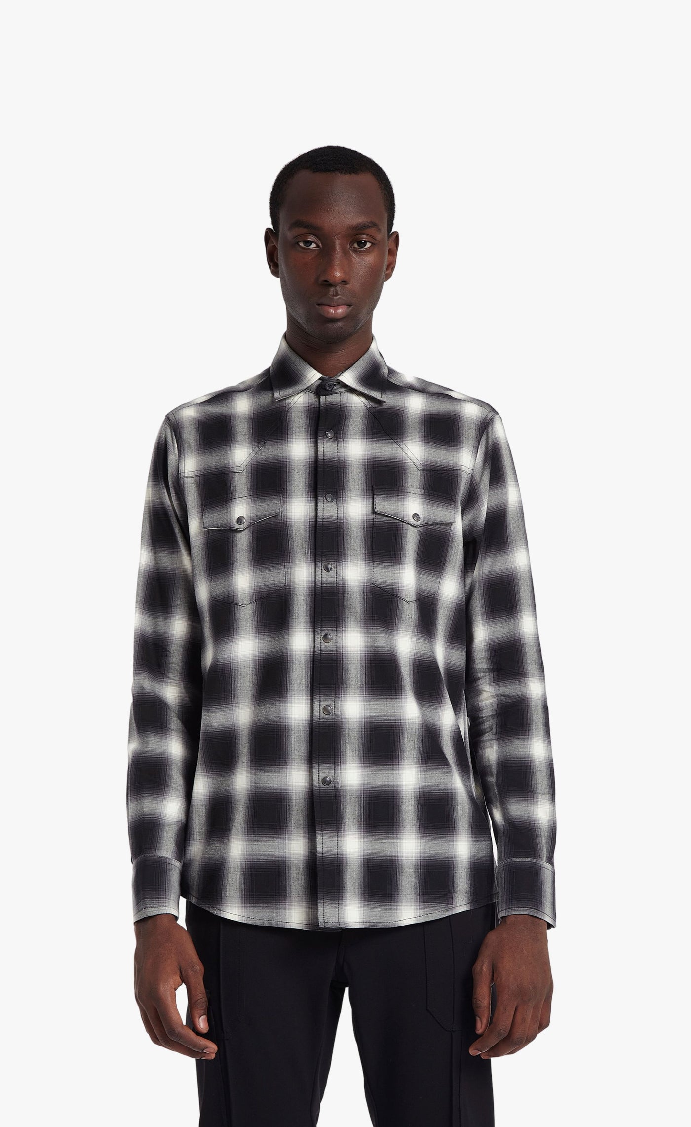 Ombre Western Shirt