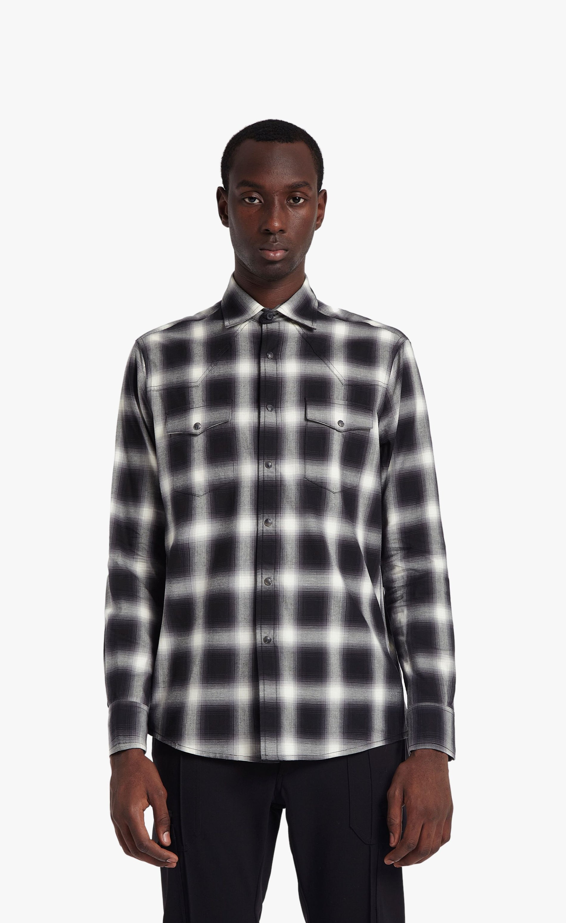 Ombre Western Shirt