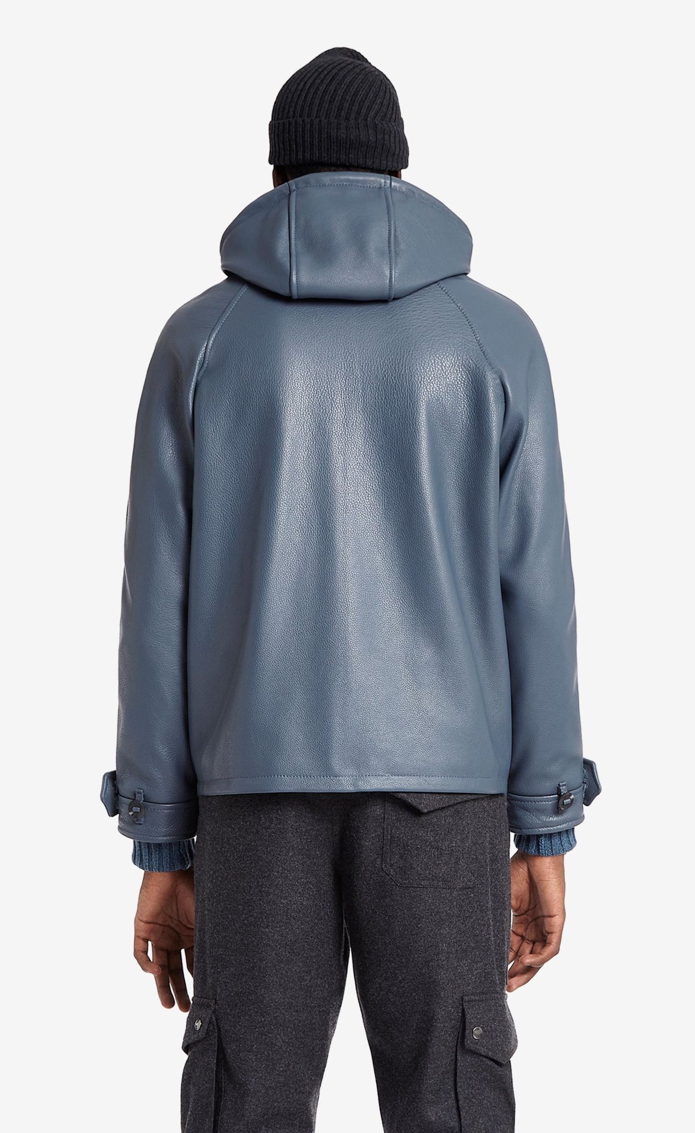LEATHER BAJA HOODIE