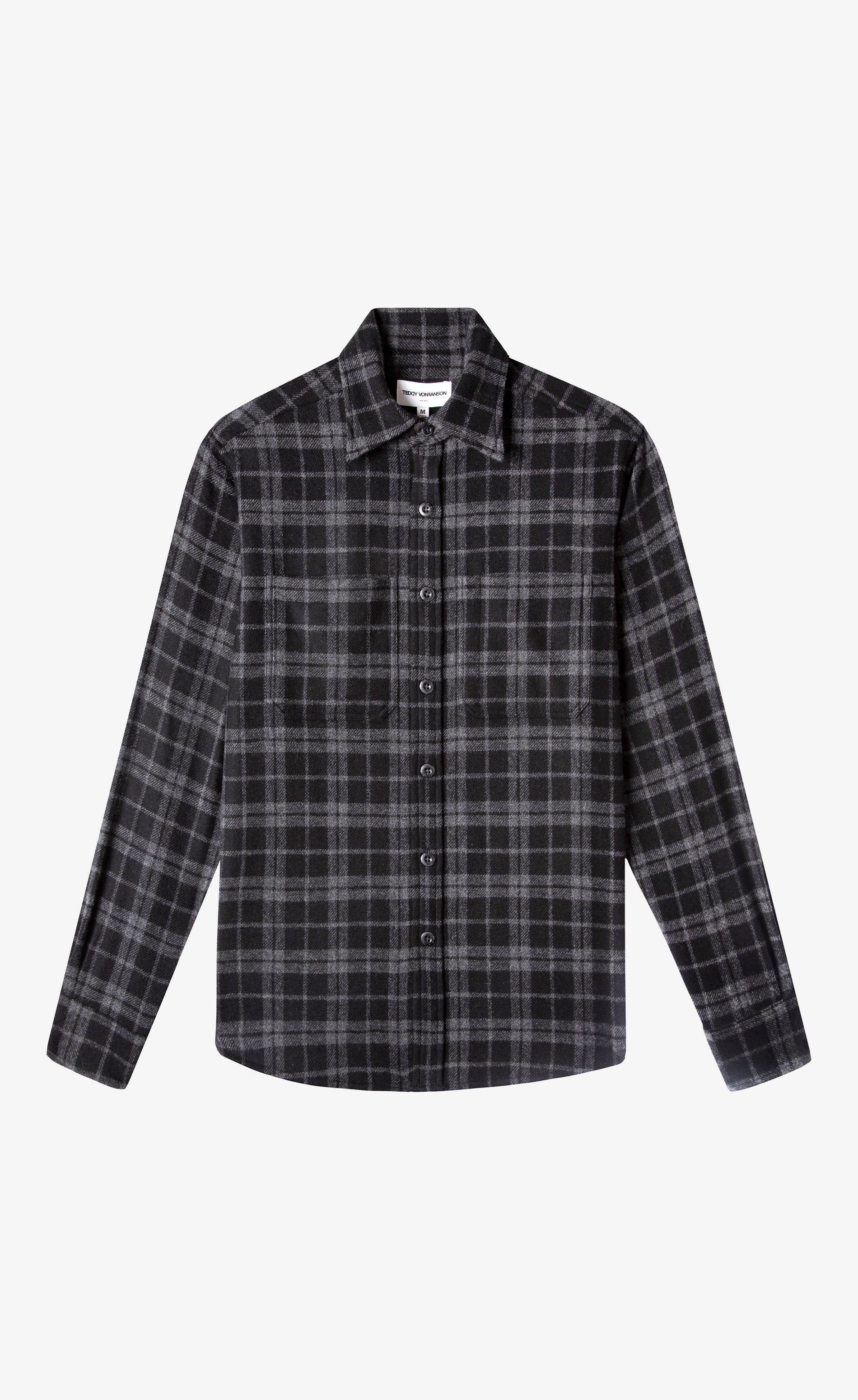 SPREAD COLLAR SHIRT
