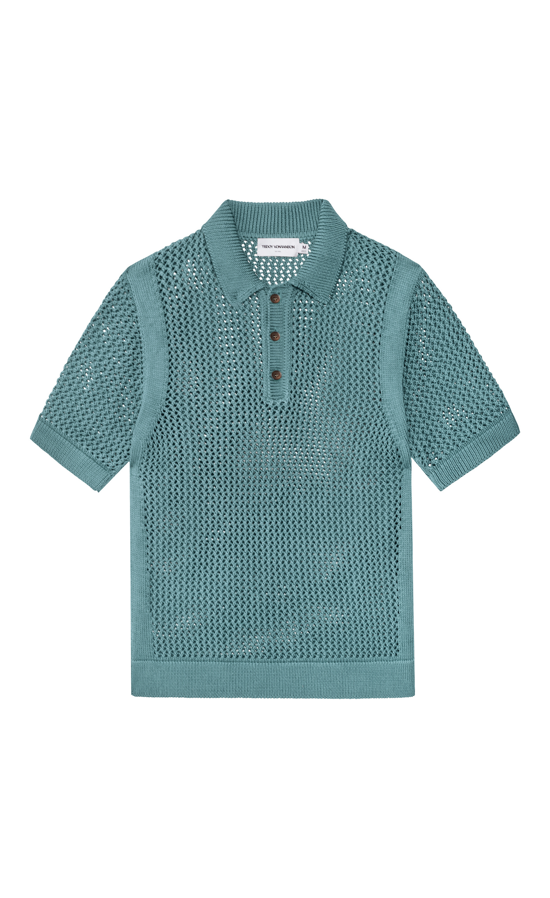 Open Work Polo Shirt