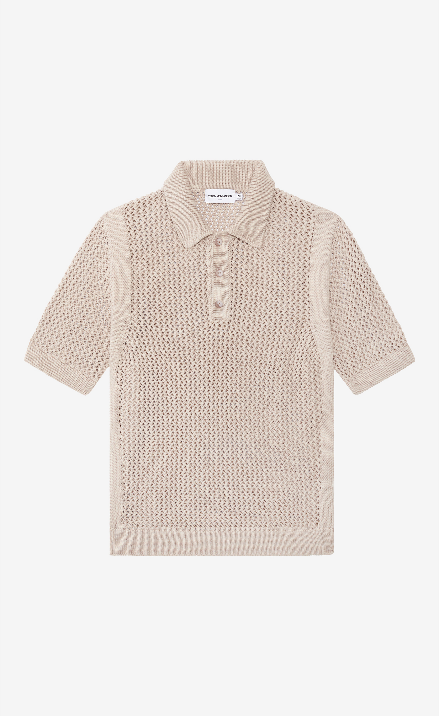 Open Work Polo Shirt – TEDDY VONRANSON