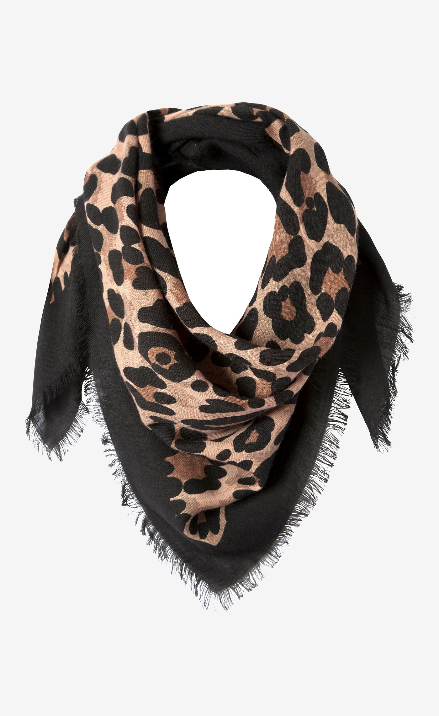 Wool Fringe Bandana